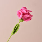 Handmade Crochet Artificial Wool Carnation Flowers, Bulk Quantity for Gift, Anniversary, Mother's Day