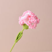 Handmade Crochet Artificial Wool Carnation Flowers, Bulk Quantity for Gift, Anniversary, Mother's Day