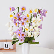 Artificial Lily of the Valley Flowers Bulk 10 Pcs Handmade Crochet Knitting Craft Decor
