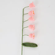Artificial Lily of the Valley Flowers Bulk 10 Pcs Handmade Crochet Knitting Craft Decor