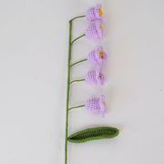 Artificial Lily of the Valley Flowers Bulk 10 Pcs Handmade Crochet Knitting Craft Decor