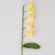 Artificial Lily of the Valley Flowers Bulk 10 Pcs Handmade Crochet Knitting Craft Decor