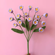 Artificial Flower Bulk Pack 10 Pcs Handmade Knitting Crochet Craft Supplies