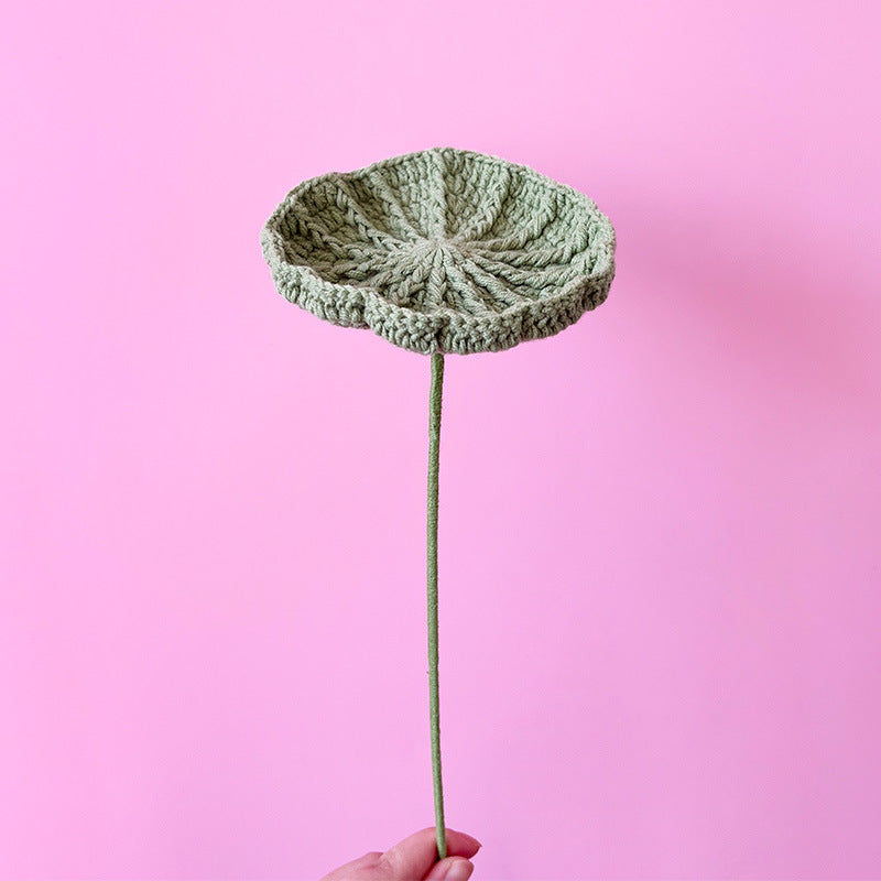 Artificial Flower Bulk Pack 10 Pcs Handmade Knitting Crochet Craft Supplies