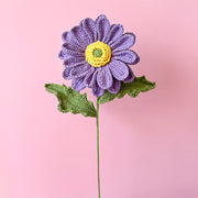 Artificial Flower Bulk Pack 10 Pcs Handmade Knitting Crochet Craft Supplies
