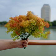 Fall Faux Flowers and Plants Bulk Pack, Outdoor UV Resistant Artificial Bushes