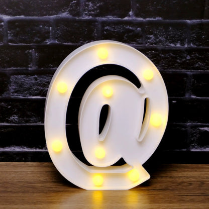 LED Marquee Letter Lights - Customizable Alphabet & Number Lights for Anniversary, Party Decor & Ambience (8.66" Height)