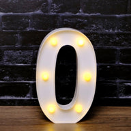 LED Marquee Letter Lights - Customizable Alphabet & Number Lights for Anniversary, Party Decor & Ambience (8.66" Height)