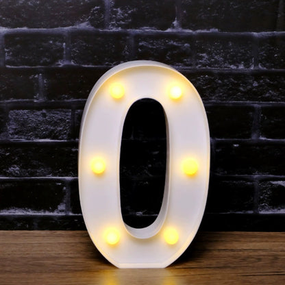 LED Marquee Letter Lights - Customizable Alphabet & Number Lights for Anniversary, Party Decor & Ambience (8.66" Height)