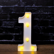 LED Marquee Letter Lights - Customizable Alphabet & Number Lights for Anniversary, Party Decor & Ambience (8.66" Height)