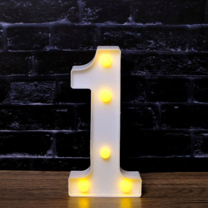 LED Marquee Letter Lights - Customizable Alphabet & Number Lights for Anniversary, Party Decor & Ambience (8.66" Height)