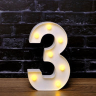 LED Marquee Letter Lights - Customizable Alphabet & Number Lights for Anniversary, Party Decor & Ambience (8.66" Height)