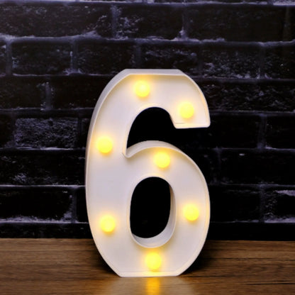 LED Marquee Letter Lights - Customizable Alphabet & Number Lights for Anniversary, Party Decor & Ambience (8.66" Height)