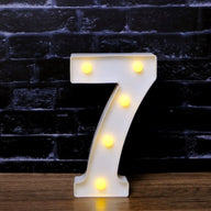 LED Marquee Letter Lights - Customizable Alphabet & Number Lights for Anniversary, Party Decor & Ambience (8.66" Height)