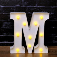 LED Marquee Letter Lights - Customizable Alphabet & Number Lights for Anniversary, Party Decor & Ambience (8.66" Height)
