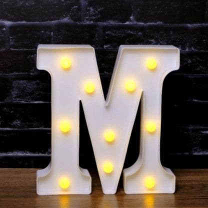 LED Marquee Letter Lights - Customizable Alphabet & Number Lights for Anniversary, Party Decor & Ambience (8.66" Height)