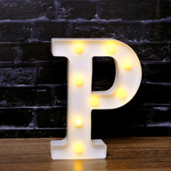 LED Marquee Letter Lights - Customizable Alphabet & Number Lights for Anniversary, Party Decor & Ambience (8.66" Height)