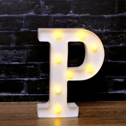 LED Marquee Letter Lights - Customizable Alphabet & Number Lights for Anniversary, Party Decor & Ambience (8.66" Height)