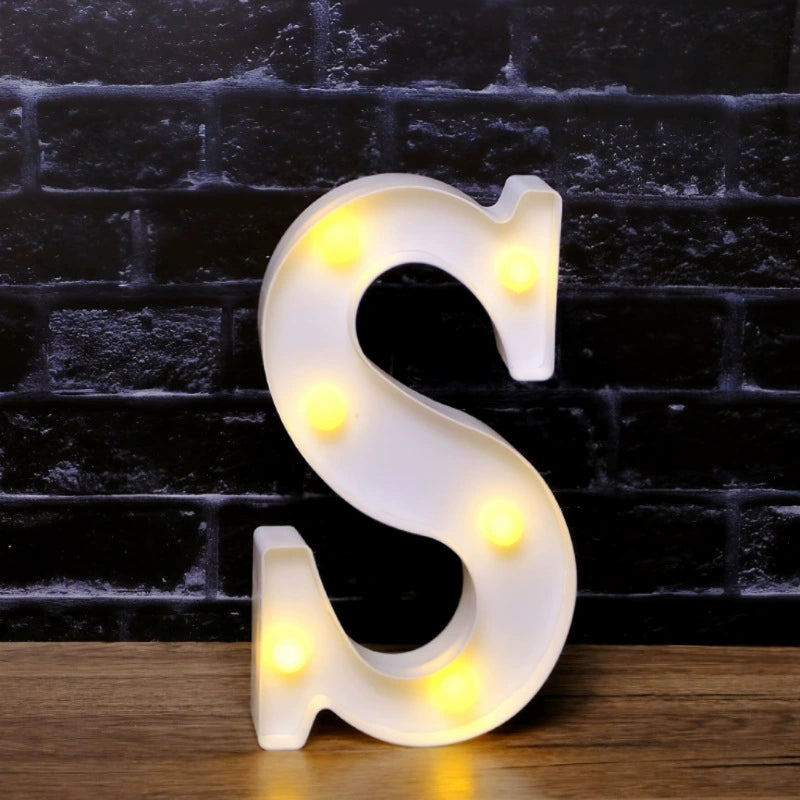 LED Marquee Letter Lights - Customizable Alphabet & Number Lights for Anniversary, Party Decor & Ambience (8.66" Height)
