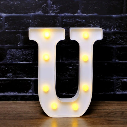 LED Marquee Letter Lights - Customizable Alphabet & Number Lights for Anniversary, Party Decor & Ambience (8.66" Height)