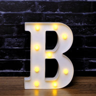 LED Marquee Letter Lights - Customizable Alphabet & Number Lights for Anniversary, Party Decor & Ambience (8.66" Height)