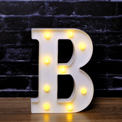 LED Marquee Letter Lights - Customizable Alphabet & Number Lights for Anniversary, Party Decor & Ambience (8.66" Height)