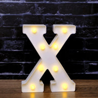 LED Marquee Letter Lights - Customizable Alphabet & Number Lights for Anniversary, Party Decor & Ambience (8.66" Height)