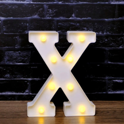LED Marquee Letter Lights - Customizable Alphabet & Number Lights for Anniversary, Party Decor & Ambience (8.66" Height)