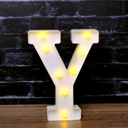 LED Marquee Letter Lights - Customizable Alphabet & Number Lights for Anniversary, Party Decor & Ambience (8.66" Height)
