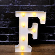LED Marquee Letter Lights - Customizable Alphabet & Number Lights for Anniversary, Party Decor & Ambience (8.66" Height)