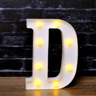 LED Marquee Letter Lights - Customizable Alphabet & Number Lights for Anniversary, Party Decor & Ambience (8.66" Height)