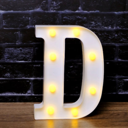 LED Marquee Letter Lights - Customizable Alphabet & Number Lights for Anniversary, Party Decor & Ambience (8.66" Height)