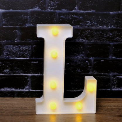 LED Marquee Letter Lights - Customizable Alphabet & Number Lights for Anniversary, Party Decor & Ambience (8.66" Height)