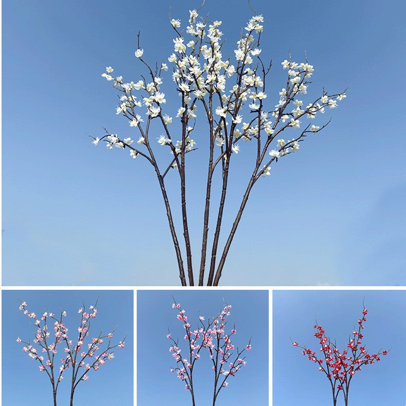 4 Pcs 37 Inch Artificial Cherry Blossom Branches Silk Flowers for Wedding Spring Summer Decor