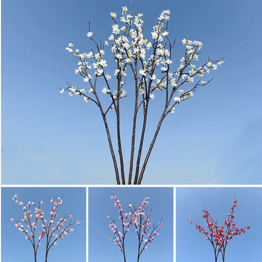 4 Pcs 37 Inch Artificial Cherry Blossom Branches Silk Flowers for Wedding Spring Summer Decor