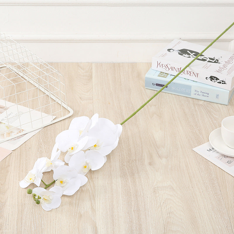 39 Inch Phalaenopsis Orchid Artificial Flowers Bulk 10 Stems Long Stem Silk for Tall Vases