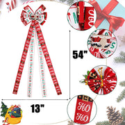 Extra Large Christmas Bow Tree Topper Ornament Bulk Quantity Holiday Decoration