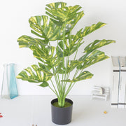 29 Inch Artificial Monstera Plant in Pot, Large Fake Potted Indoor Outdoor Decor, Bulk Quantity
