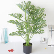 29 Inch Artificial Monstera Plant in Pot, Large Fake Potted Indoor Outdoor Decor, Bulk Quantity