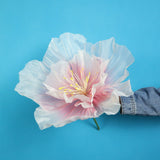 Large Faux Peach Blossoms - 11.81/15.75/19.69 Inch High-Quality Silk Flowers for Mall Decor, Weddings & Home Garden