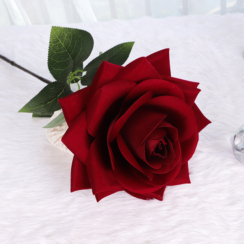 43 Inch Artificial Silk Rose Long Stems 10 Pcs Bulk Floral Arrangement