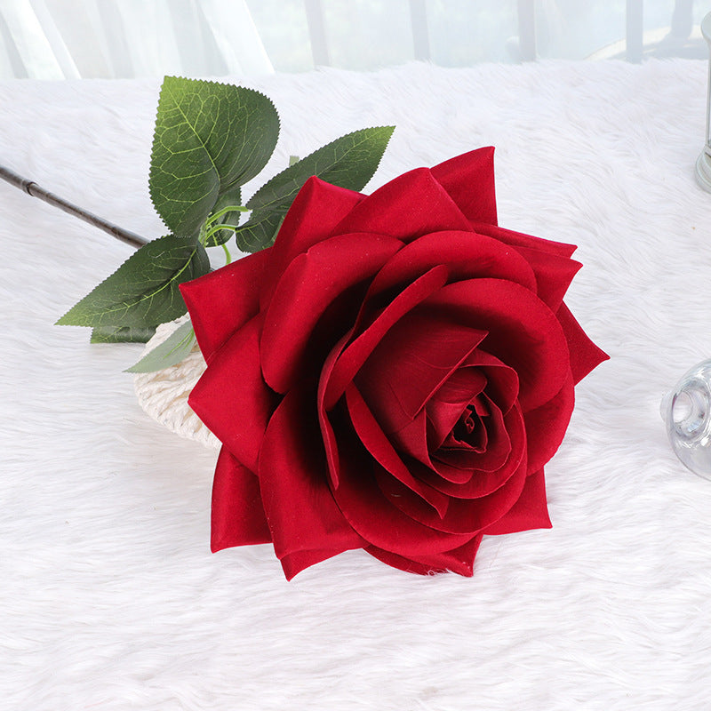43 Inch Artificial Silk Rose Long Stems 10 Pcs Bulk Floral Arrangement
