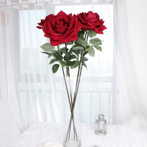 43 Inch Artificial Silk Rose Long Stems 10 Pcs Bulk Floral Arrangement