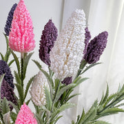 5 Pcs Extra Large Artificial Salvia Stems Spray for Wedding Party Bulk Floral Arrangement