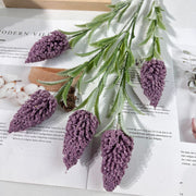 5 Pcs Extra Large Artificial Salvia Stems Spray for Wedding Party Bulk Floral Arrangement