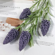 5 Pcs Extra Large Artificial Salvia Stems Spray for Wedding Party Bulk Floral Arrangement