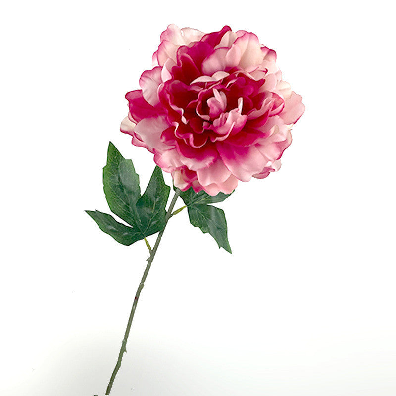 23.6 Inch Large Peony Artificial Silk Flowers Long Stems Bulk Quantity