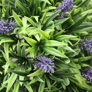 Lavender Artificial Flower Topiary Ball, 6 Inch, Bulk Greenery Plant for Indoor Outdoor Decor