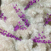 10 Pcs Lavender Berry Stems Artificial Christmas Ornaments Bulk Pack