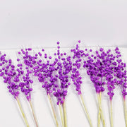 10 Pcs Lavender Berry Stems Artificial Christmas Ornaments Bulk Pack